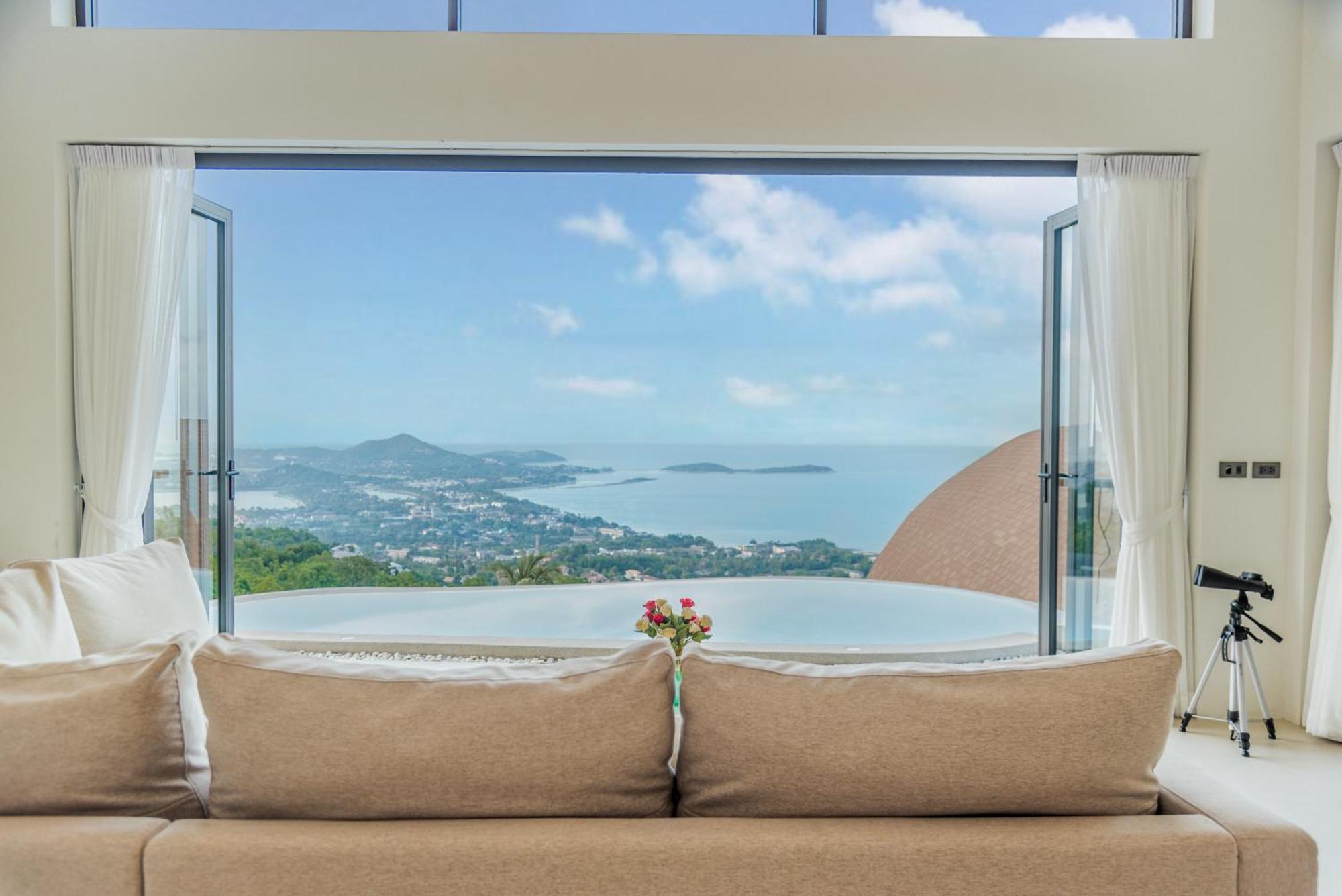 Samui Sky Cottage - 2Br Villa With Infinity Pool Amphoe Koksamui Exteriör bild